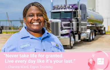 Meet Chanita Ward — Ergon Driver and Breast Cancer Survivor
