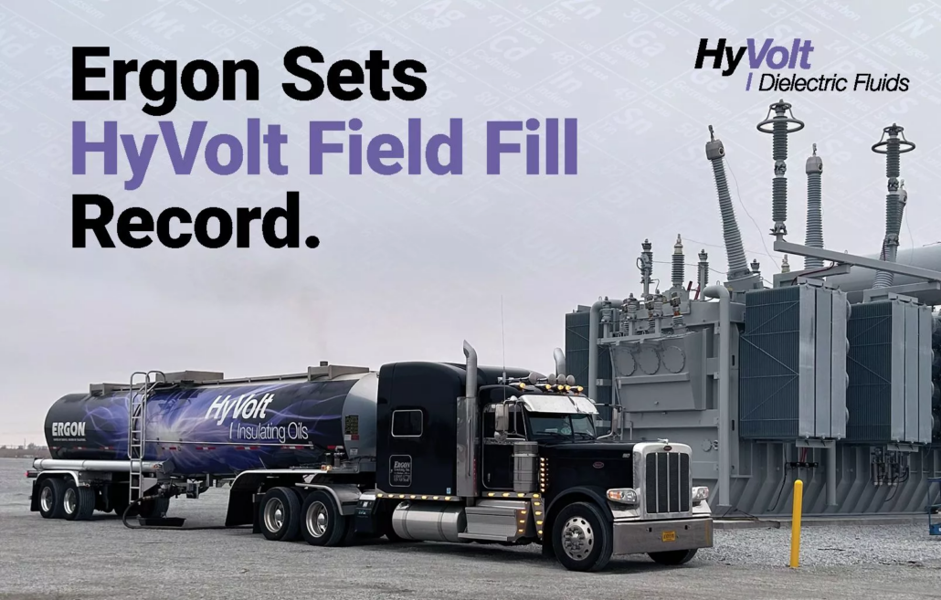 Ergon Sets HyVolt Field Fill Record