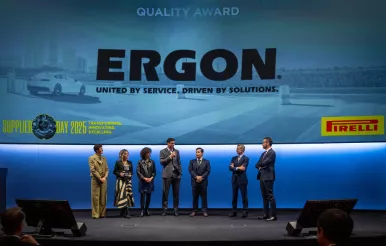 Ergon Receives 2025 Quality Award from Pirelli