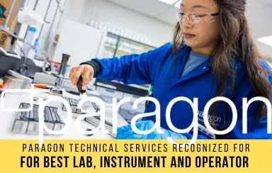 Paragon Technical Services Recognized for Best Lab, Instrument and Operator